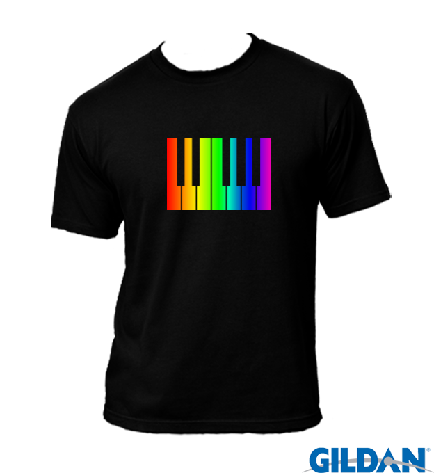 Piano rainbow