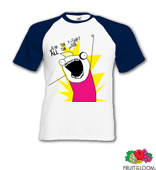 wear the t-shirt I. baseball