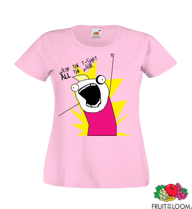 wear the t-shirt I. women color