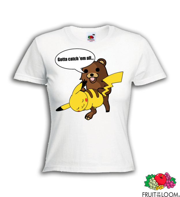 PIKACHU ÉS PEDOMACI nöi fehér